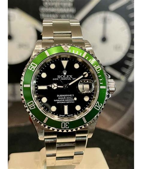 referenza rolex ghiera verde|Rolex Submariner Date Ghiera Verde 2005 Pellicolato .